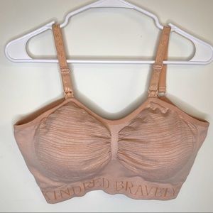 Kindred Bravely Sublime Nursing Pumping Bra Pink Heather L